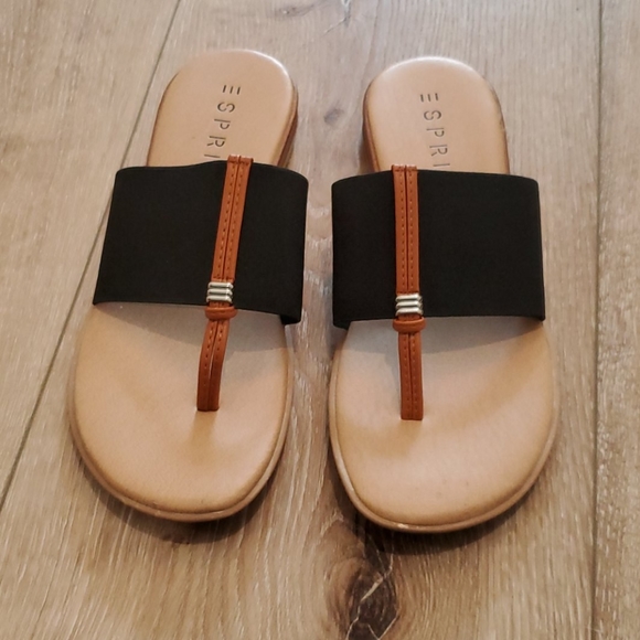 Esprit Shoes - Slip on Sandals with Strech Band across top